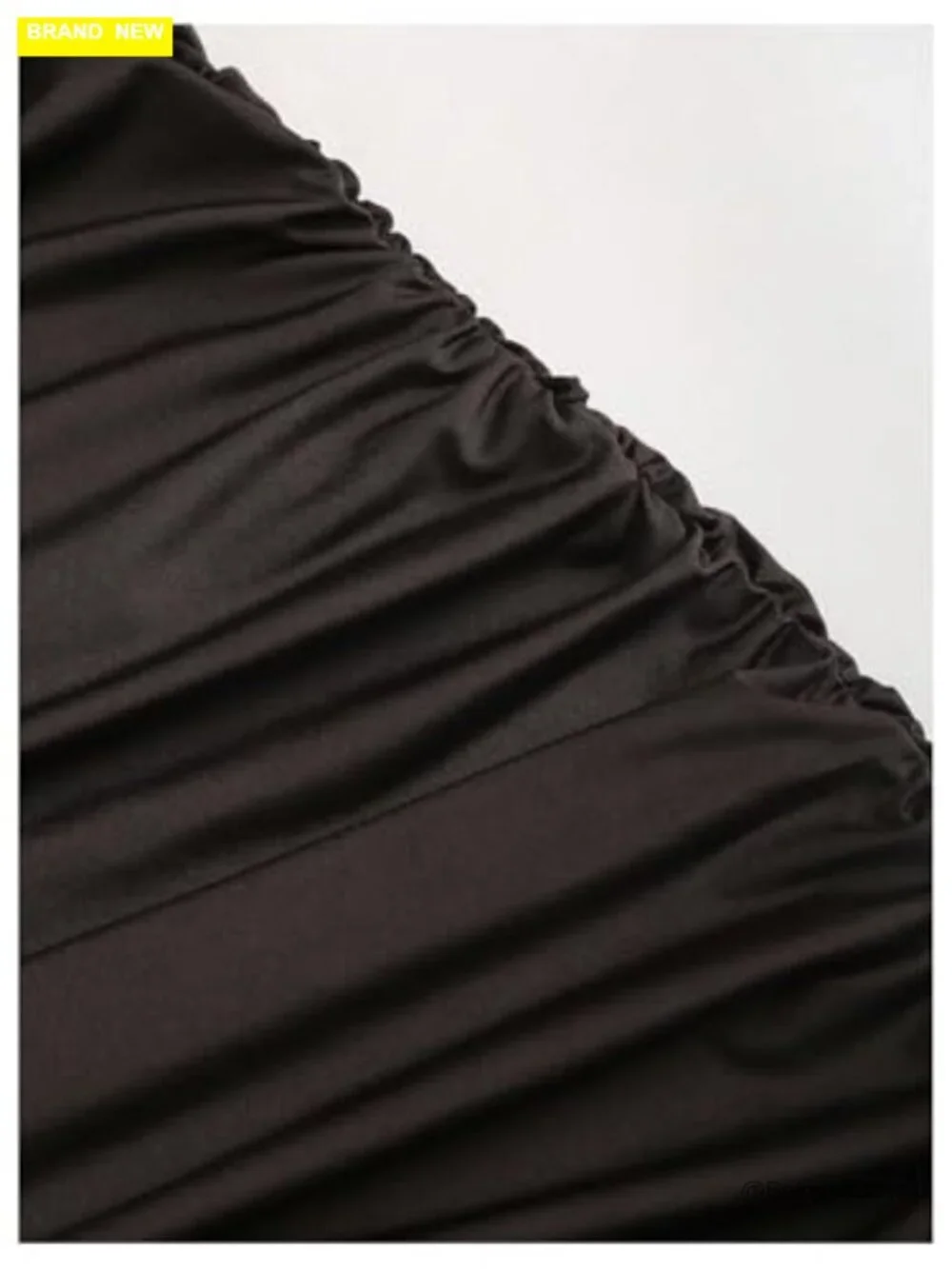 Women's Halter Neck Ruched Bodycon Mini Dress Sleeveless Slim Fit Summer Rave